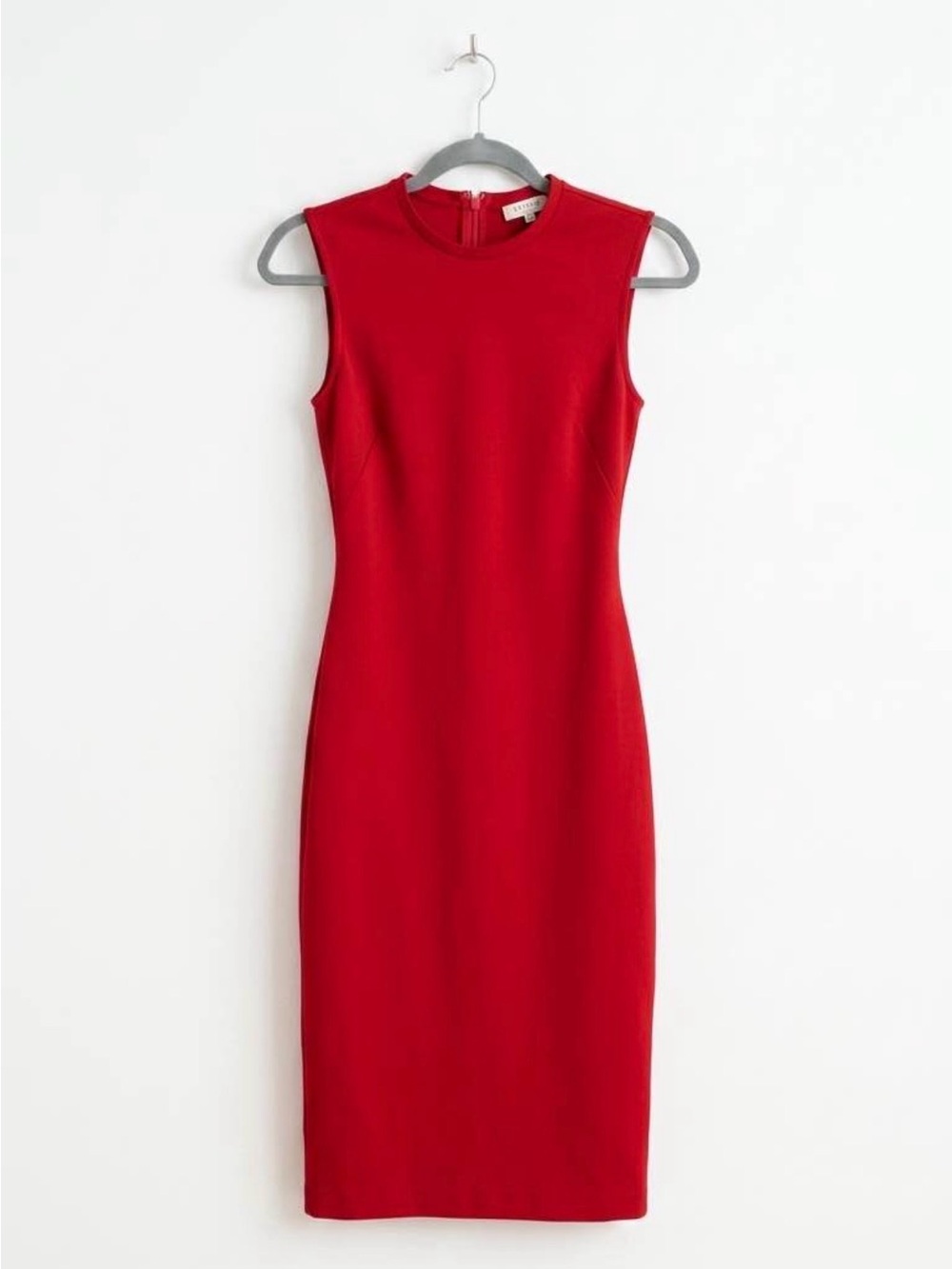 Babaton Contour Sleeveless Red Dress